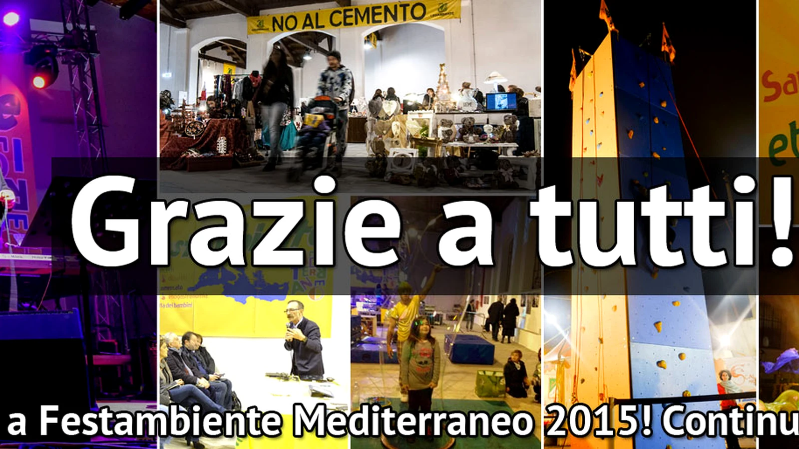 Immagini del programma di FestAmbiente Mediterraneo